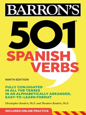 cover image of 501 Spanish Verbs